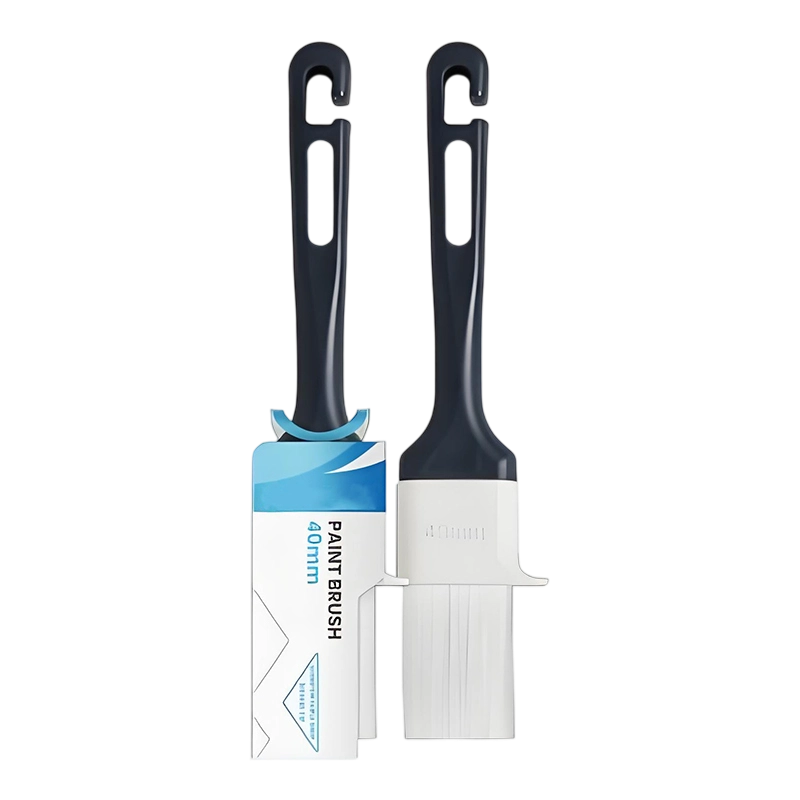 Flat plastic hawakan pintura brush